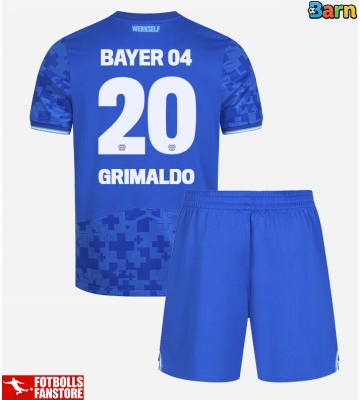 Bayer Leverkusen Alejandro Grimaldo #20 Tredje Tröja Barn 2025-26 Kortärmad (+ Korta byxor)